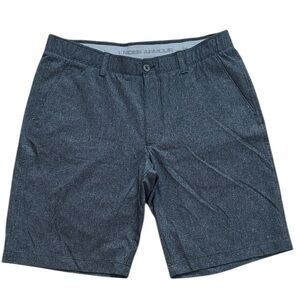 Under Armour Mens Charcoal Gray HeatGear Golf Shorts Sz 36 Loose Fit Performance